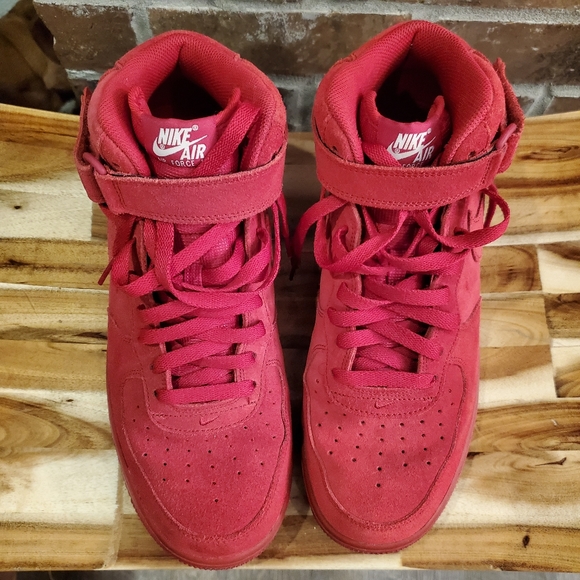 Nike Air Force 1 Mid 07 Gym Red Sz 10 - Picture 3 of 9